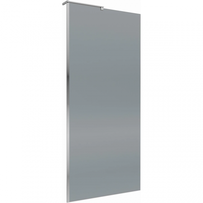 Душевая перегородка BELBAGNO UNO 80 см, профиль хром, стекло графитовое UNO-L-1-TB-80-GR-Cr