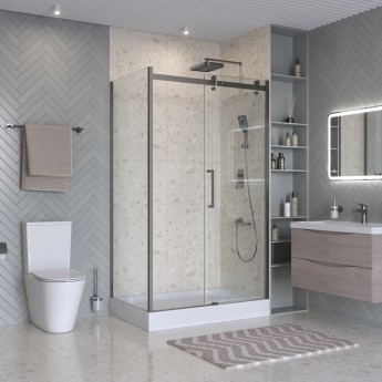 Душевой уголок BELBAGNO MARINO-2-AH-1-110/100-C-GM