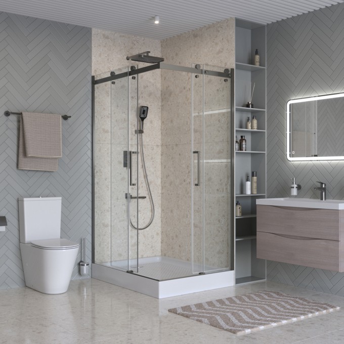 Душевой уголок BELBAGNO MARINO-2-AH-2-120/90-C-GM