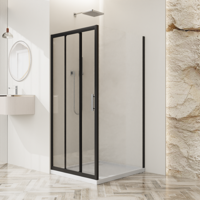 Душевой уголок BELBAGNO UNO-195-AHF-31-90/80-C-Cr