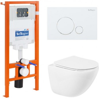 Комплект 4в1 BELBAGNO BB051CHR/BB051SC/BB002-80/BB014-SR-BIANCO